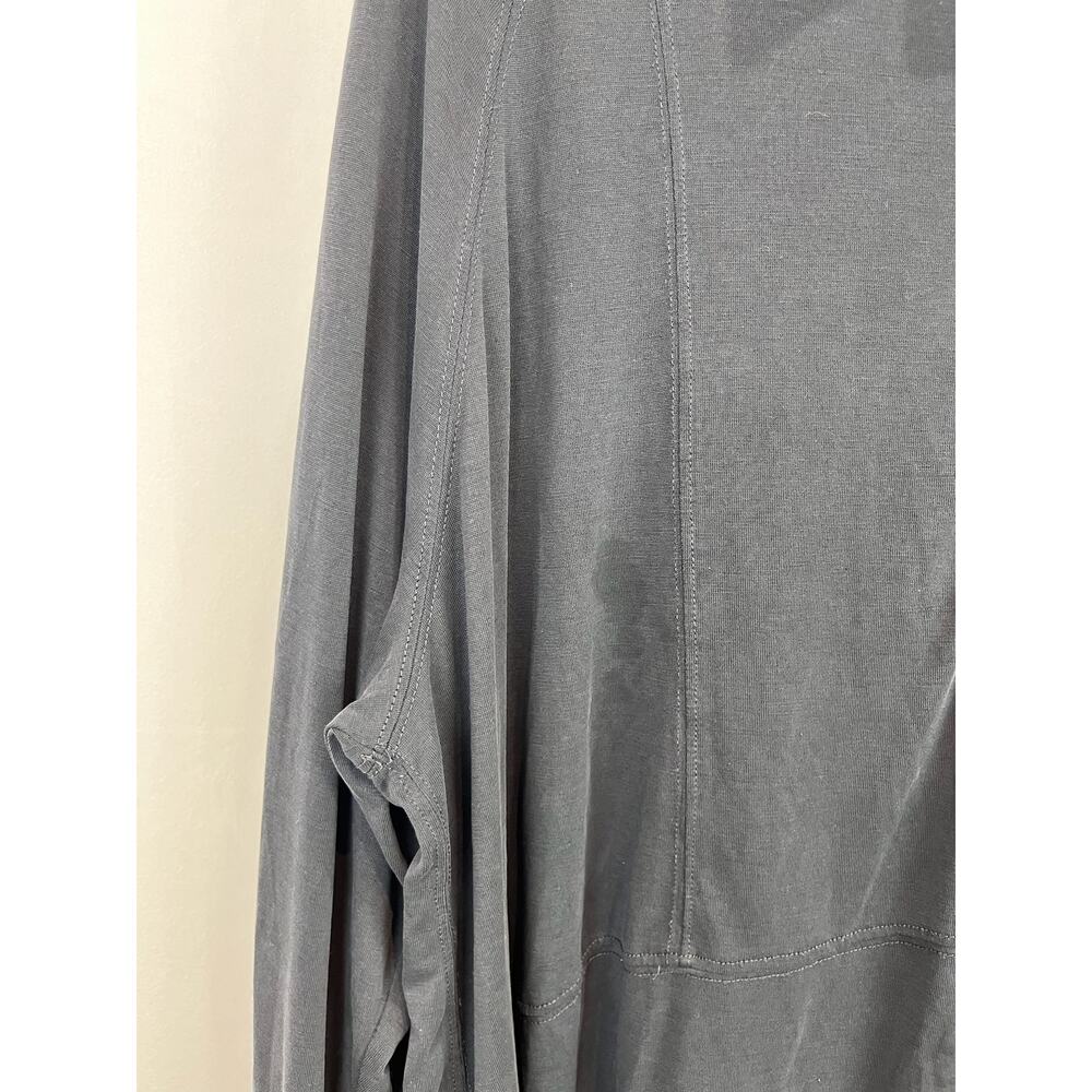 WE THE FREE People Henley Hi Low Tunic Top  Size S Collared Long Sleeve Gray - Picture 7 of 9